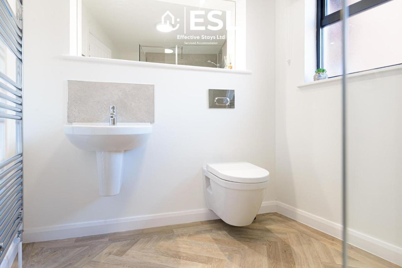 Comfy Modern 2 Bedroom Duplex Apartment With Sun Terrace Shrewsbury Exterior foto