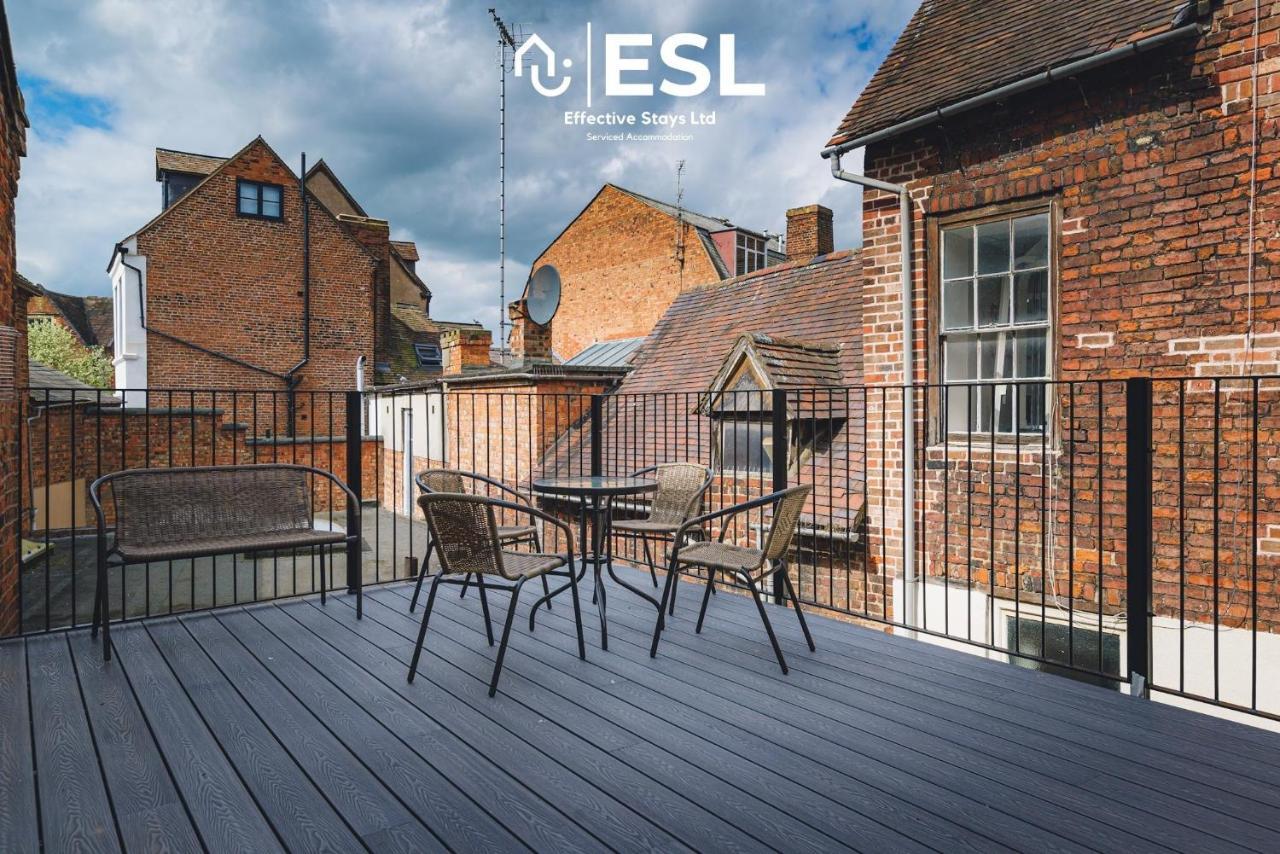 Comfy Modern 2 Bedroom Duplex Apartment With Sun Terrace Shrewsbury Exterior foto