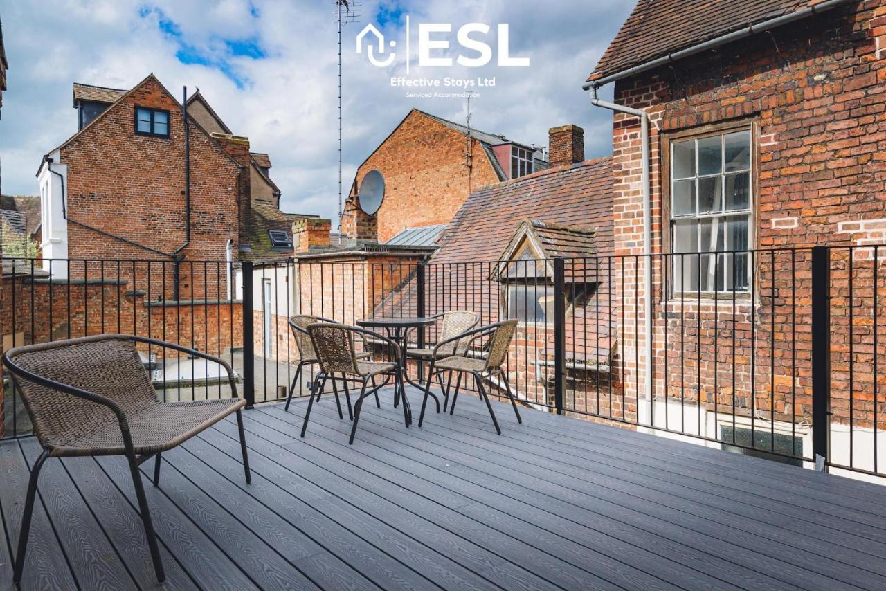 Comfy Modern 2 Bedroom Duplex Apartment With Sun Terrace Shrewsbury Exterior foto
